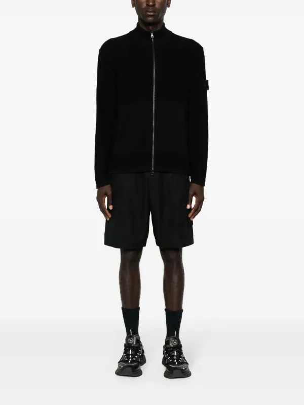 Stone Island Ghost コンパスモチーフ ショートパンツ | ブラック