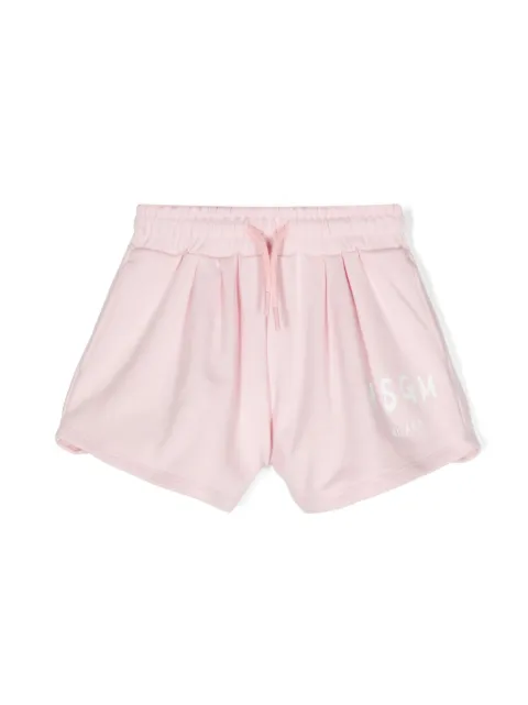 MSGM Kids shorts con logo estampado