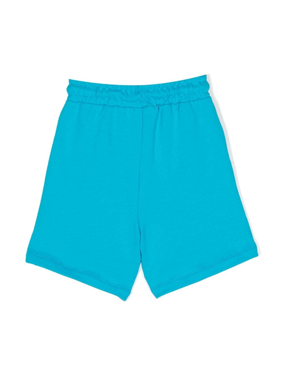 MSGM Kids Bermuda shorts met logoprint - Blauw