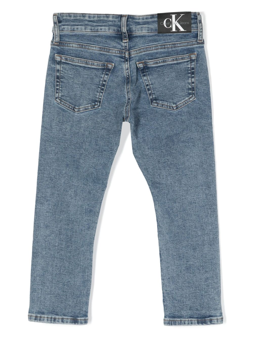 Shop Calvin Klein Slim-cut Jeans In Blue
