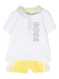 BOSS Kidswear logo-print shorts set - White