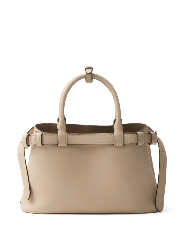 Prada バックル ハンドバッグ S | ニュートラル | FARFETCH JP