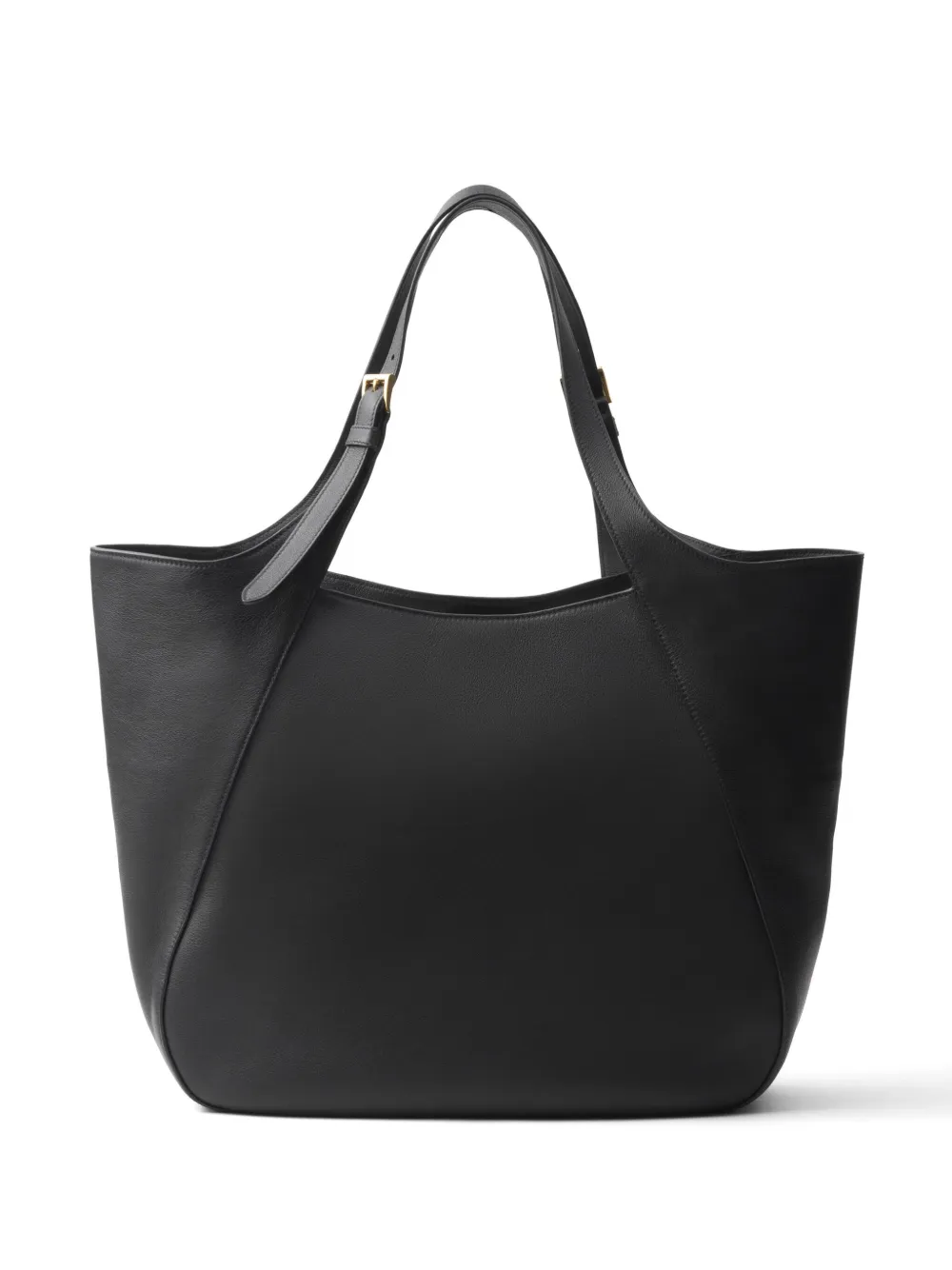 Prada Leren shopper Zwart