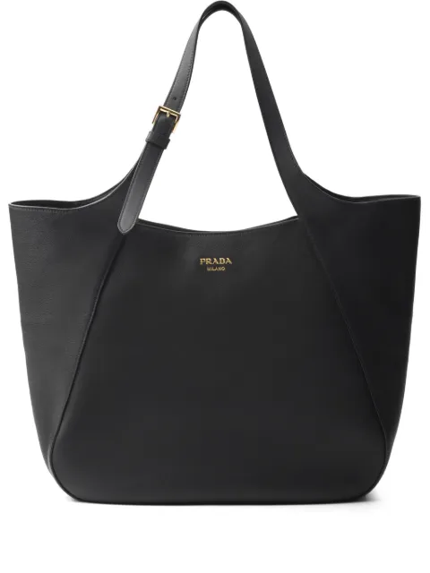 Prada grand sac à main en cuir