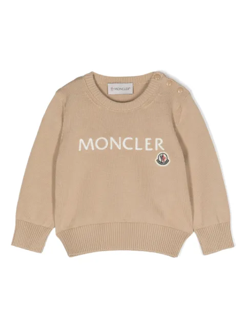 Moncler Enfant Maglione con ricamo