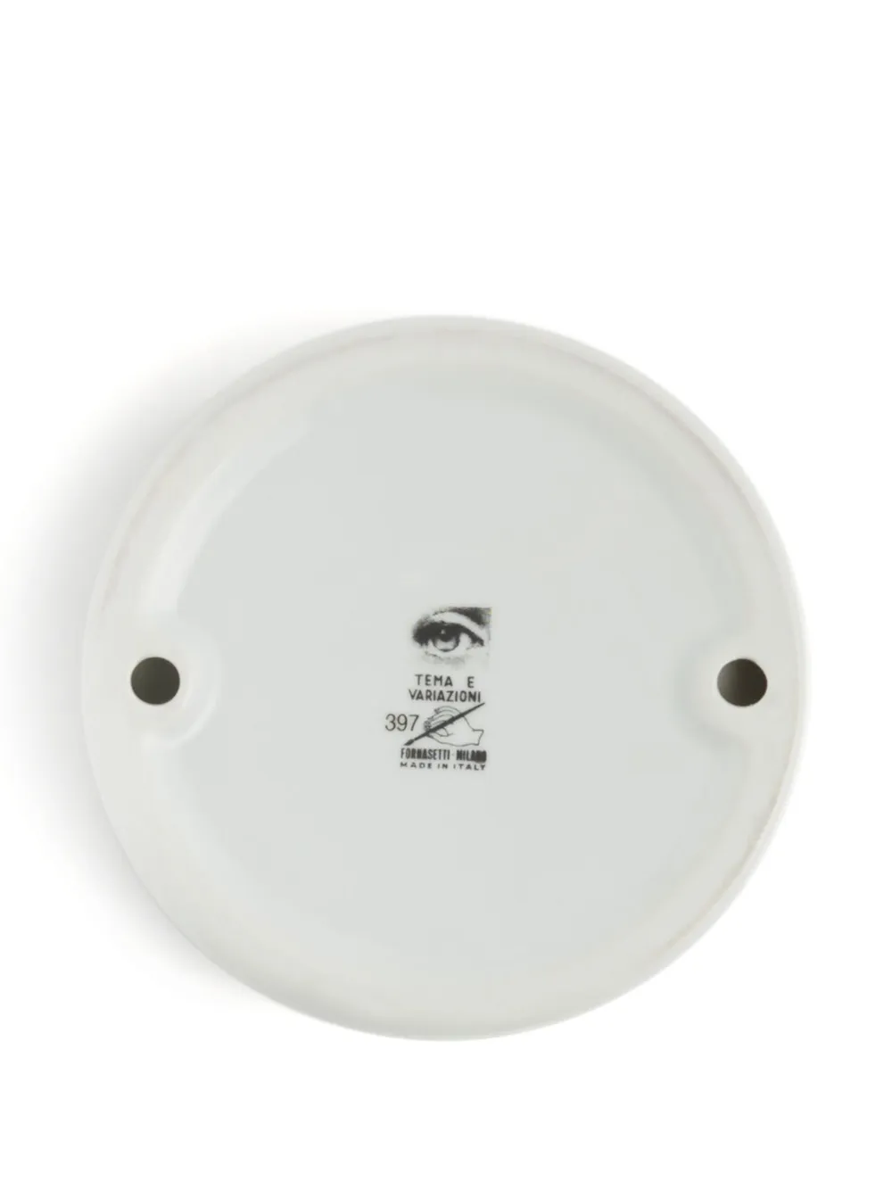 Fornasetti Tema e Variazioni N.397 アッシュトレイ 13cm | ホワイト