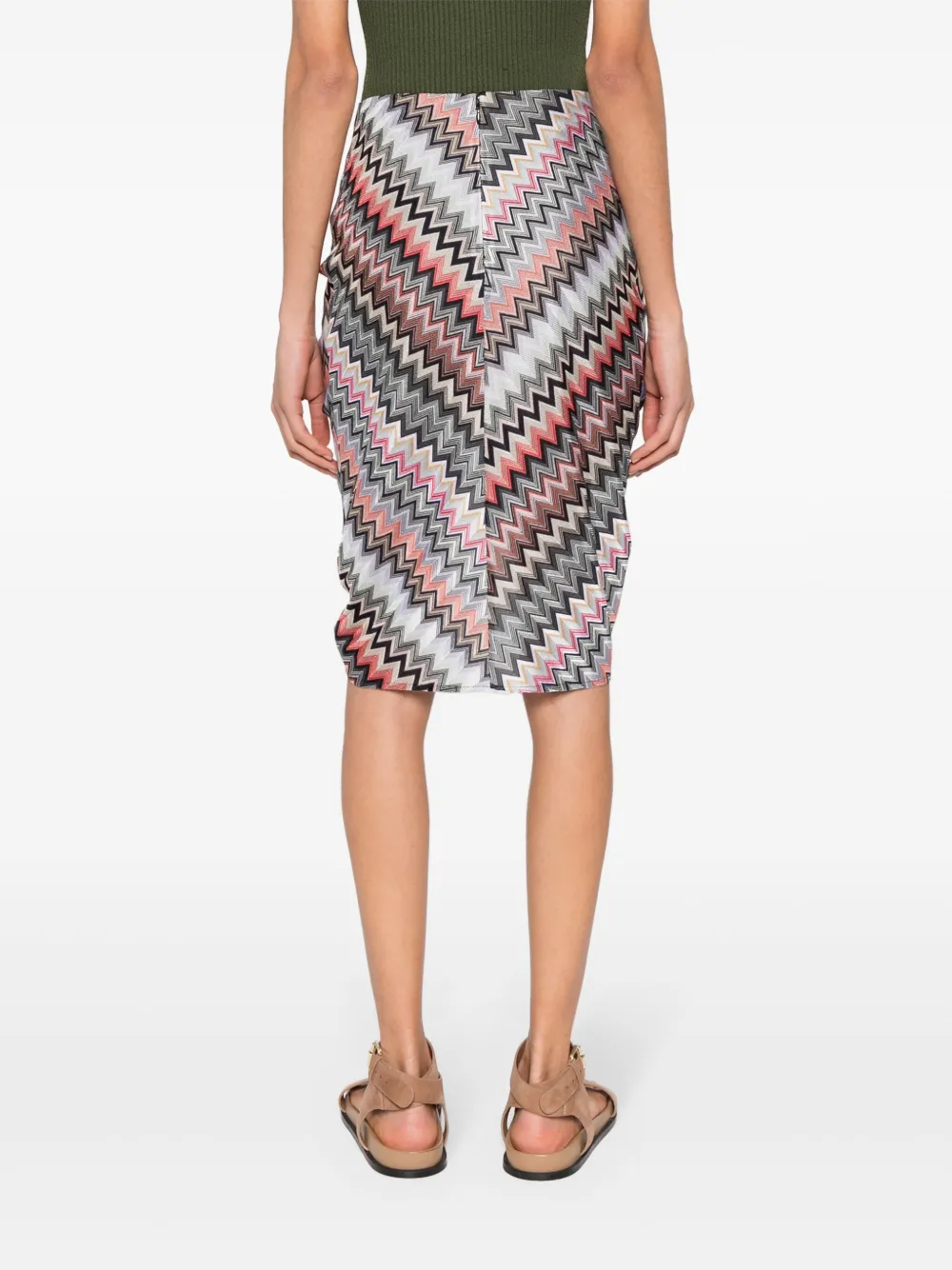 Missoni Rok met zigzag patroon Grijs