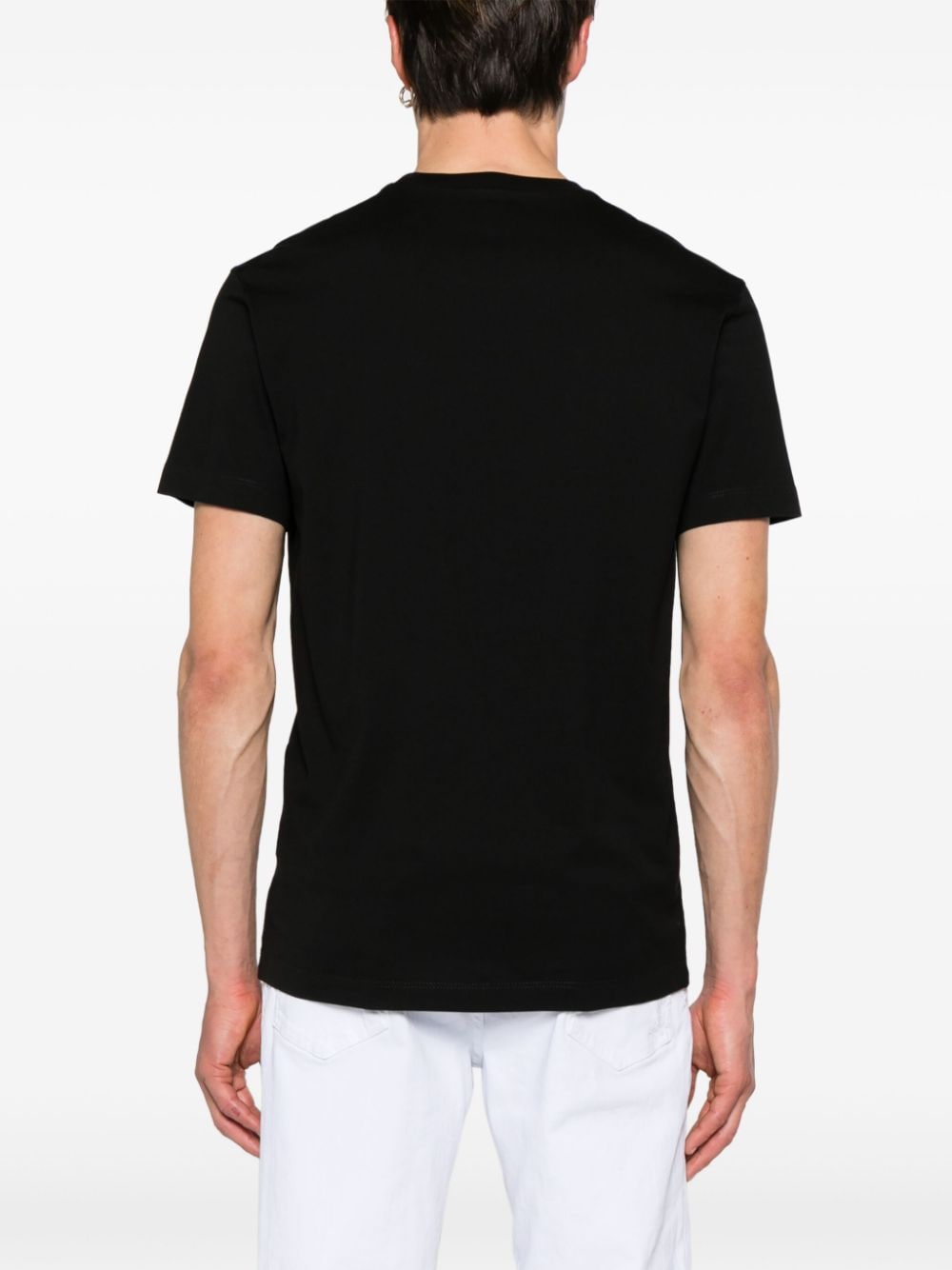 Dsquared2 T-shirt met tekst Zwart