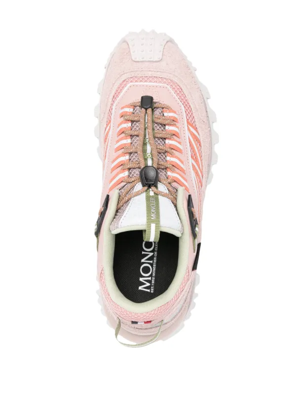 Moncler pink sneakers online