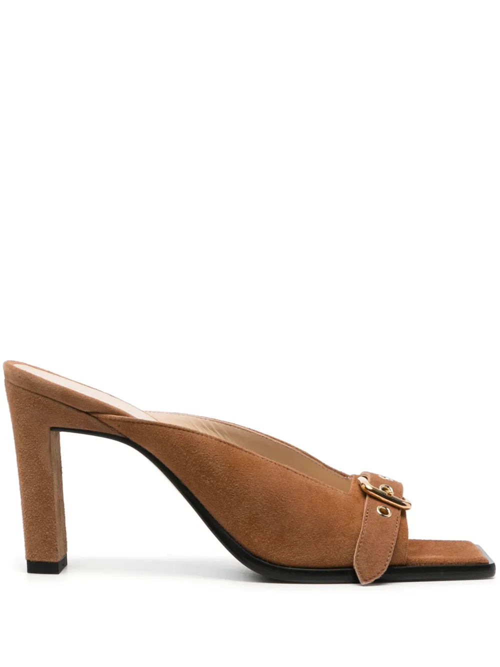 Shop Wandler Isa 85mm Sandals In Brown