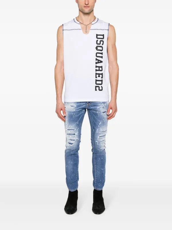 Dsquared2 Skater mid-rise slim-fit Jeans - Farfetch