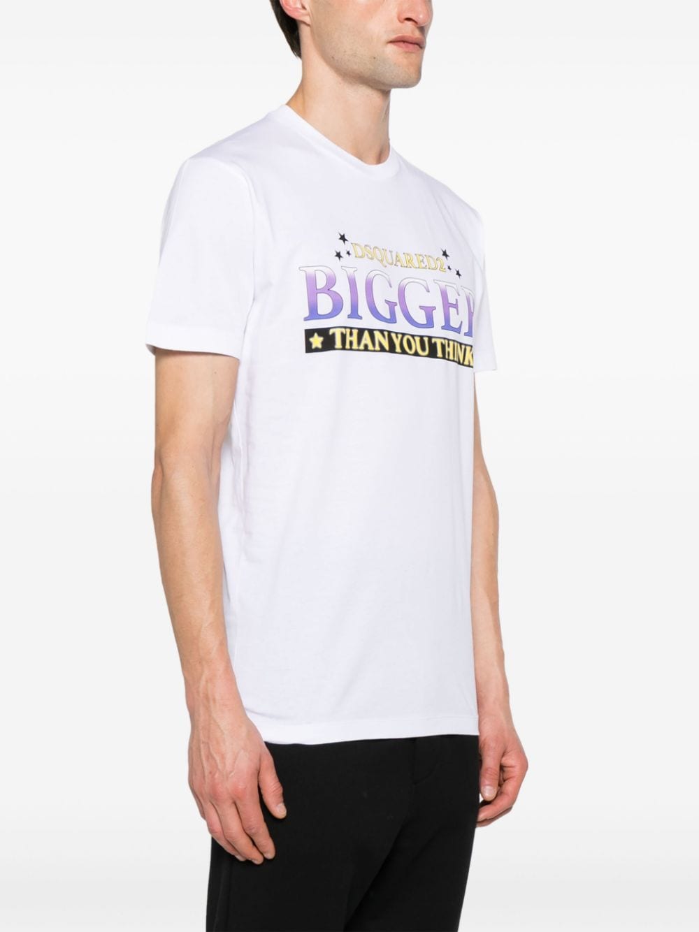 Shop Dsquared2 Rocco Cool Cotton T-shirt In White