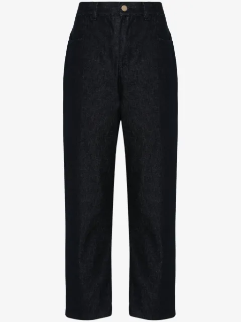 Moncler Tapered-Jeans mit Logo-Patch