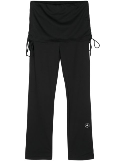 adidas by Stella McCartney logo-raised straight trousers