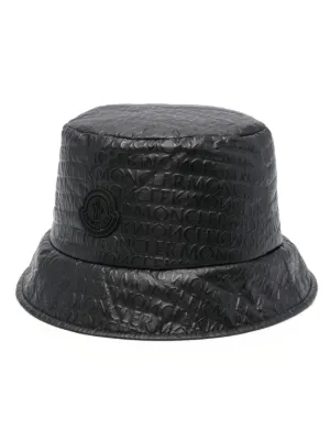 JW Anderson ステッチ バケットハット | ブラック | FARFETCH JP