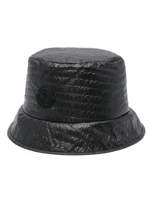 Moncler logo-print padded bucket hat