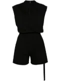 Rick Owens DRKSHDW sleeveless jersey playsuit - Black