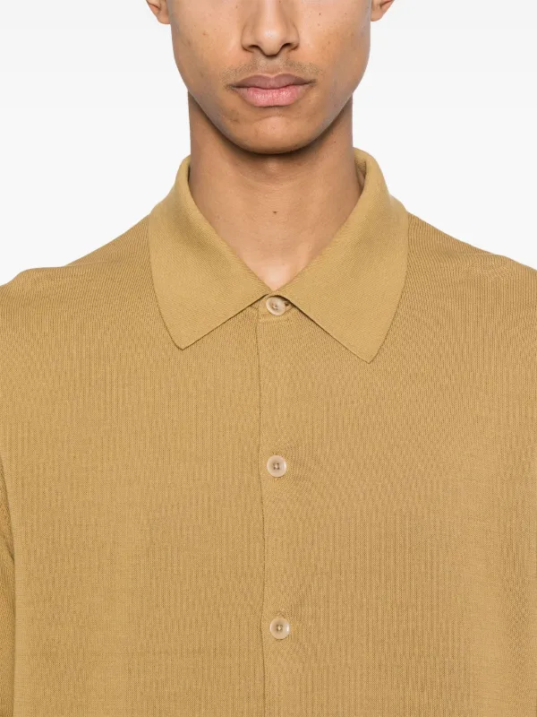 LEMAIRE ファインニット トップ　シャツ LEMAIRE ファインニット トップ | グリーン | FARFETCH JP