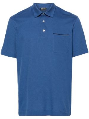 Zegna High Performance polo shirt - Blue