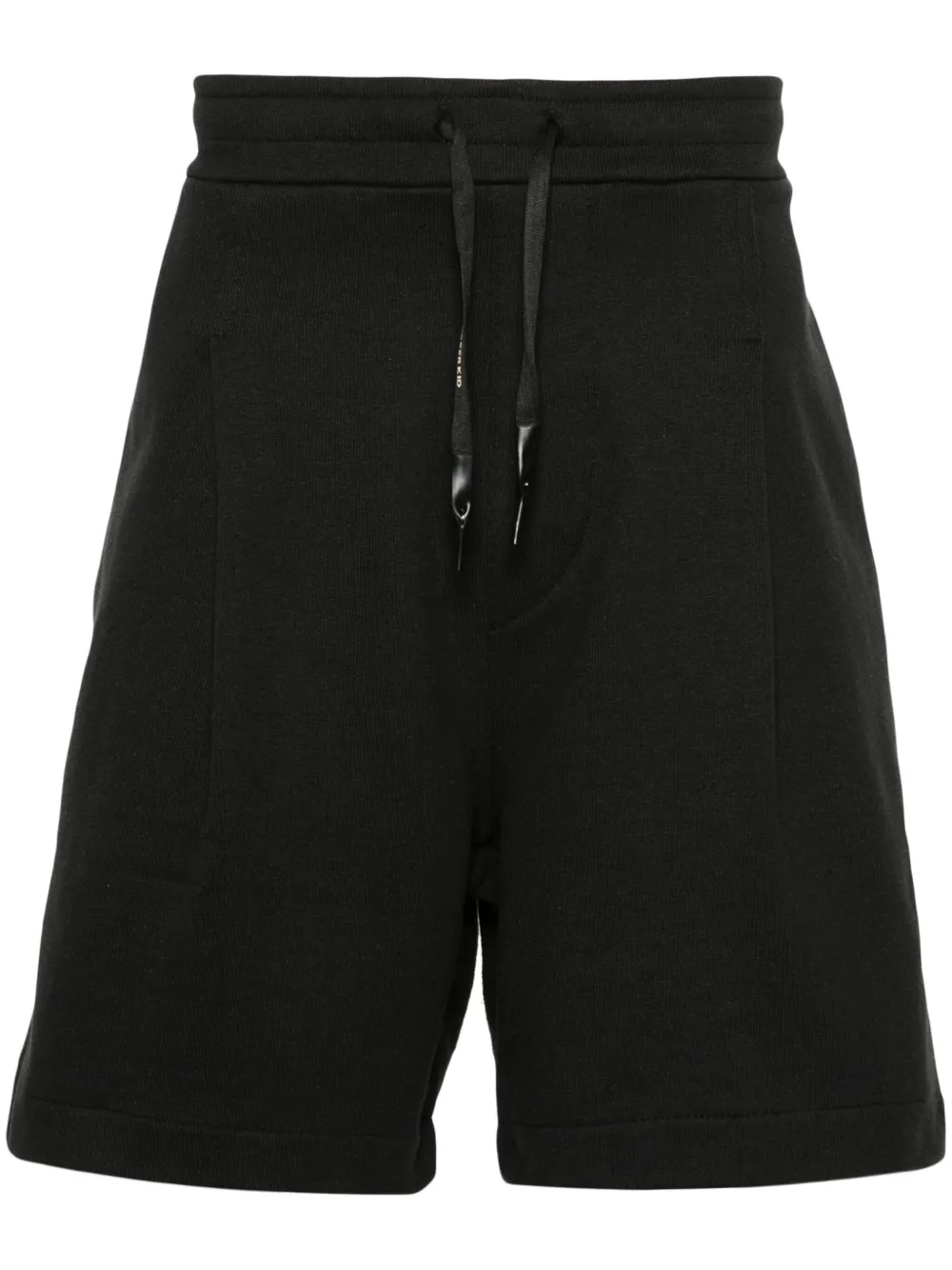 Shop A Paper Kid Logo-patch Shorts In Black