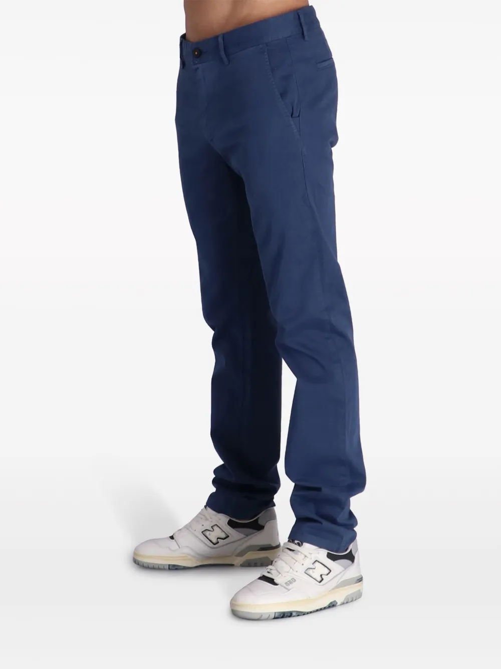 BOSS Slim-fit chino Blauw