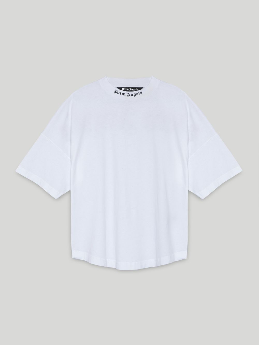 Palm Angels Doubled Logo T-shirt In White