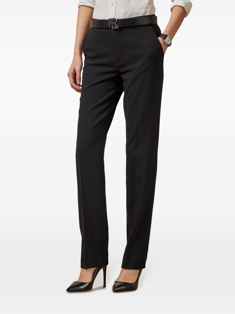 Ralph Lauren Collection Straight pantalon - Zwart