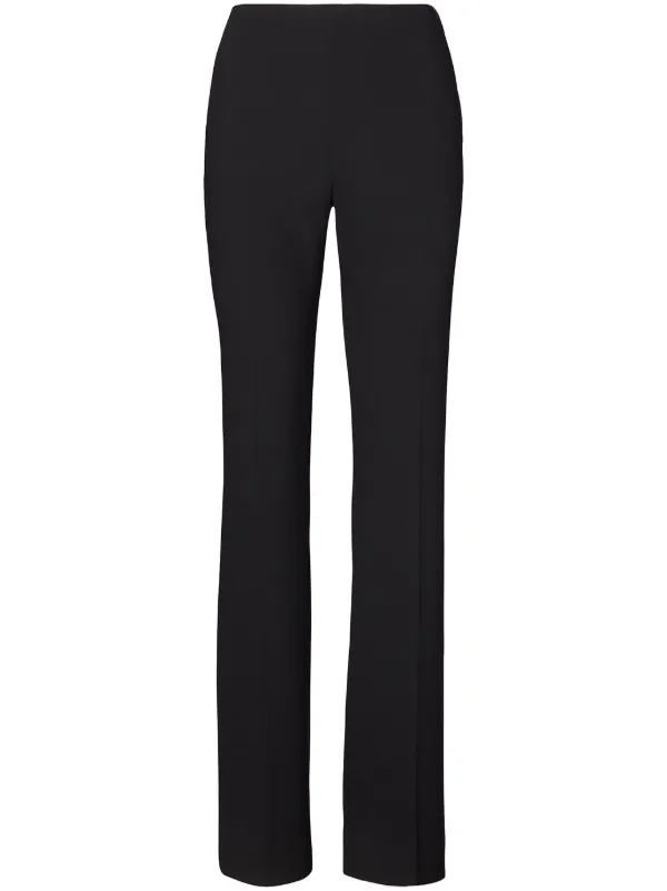 Ralph Lauren Collection High Waist Flared Trousers in Black