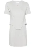 Giuseppe Di Morabito corset-detail cotton dress - Grey