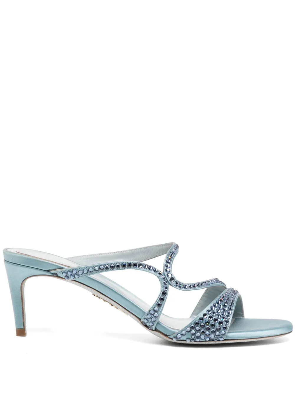 René Caovilla 70mm crystal-embellished sandals Blauw