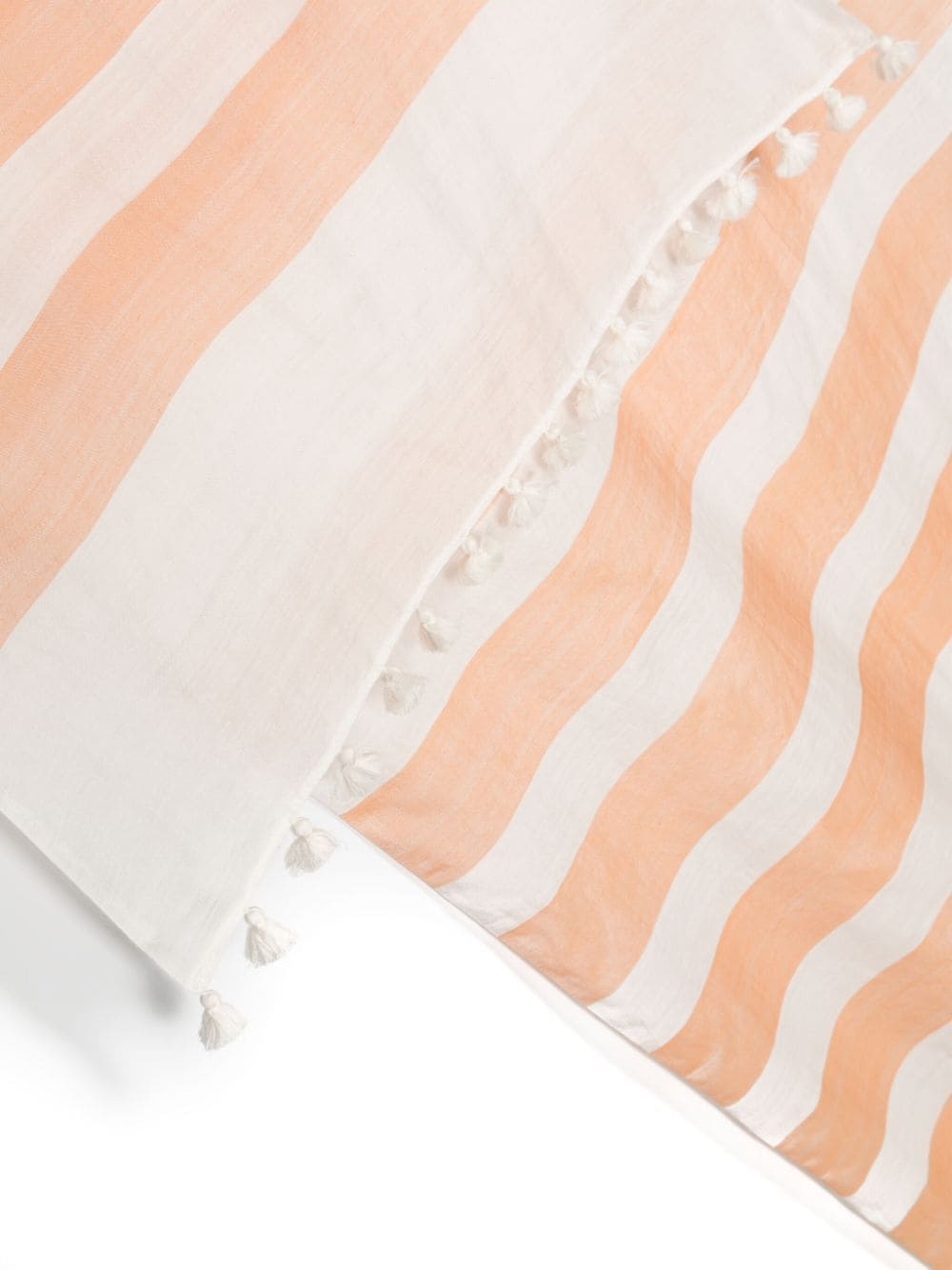 Paul Smith tassel-detail striped scarf - Oranje