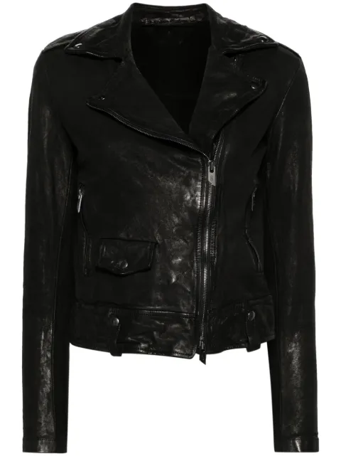Salvatore Santoro leather biker jacket