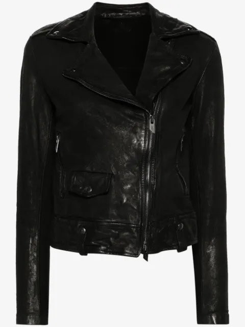 Salvatore Santoro leather biker jacket