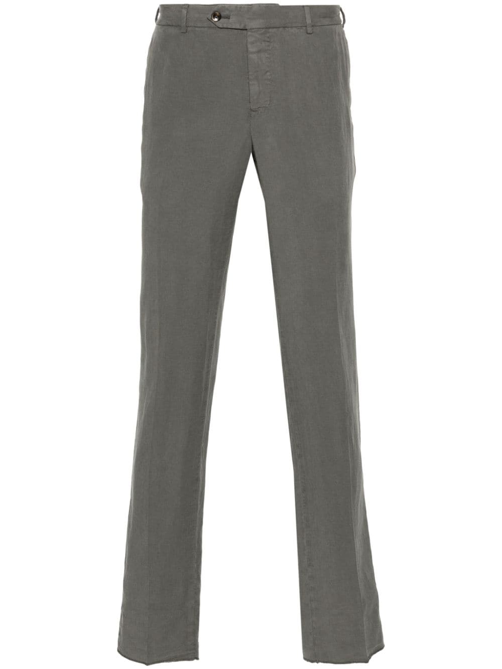 Pt Torino Drawstring-fastening Trousers In Grey