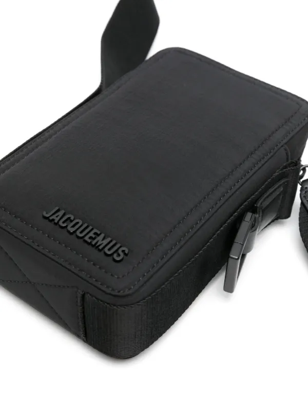 【Jacquemus】Le Cuerda メッセンジャーバッグ ※送関込 Jacquemus Le Cuerda Horizontal Messenger Bag | Black | FARFETCH