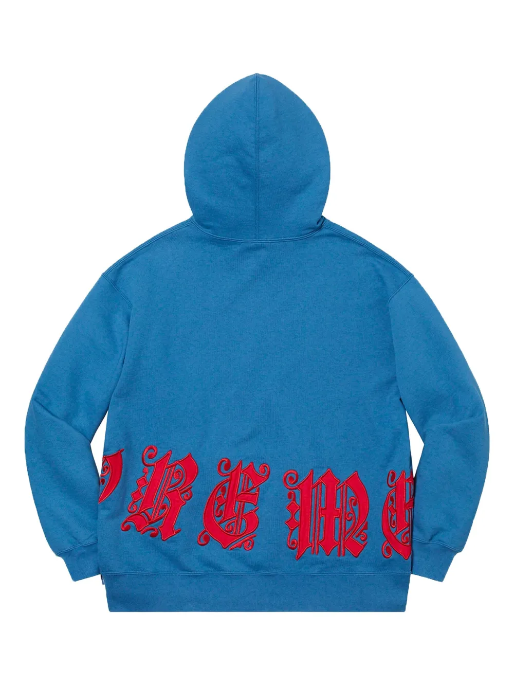 Supreme Old English Wrap hoodie Blauw