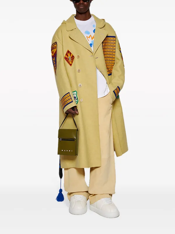 【送料&関税込】Marni Wide Leg Trousers MARNI Embroidered striped cotton wide-leg pants | NET-A-PORTER