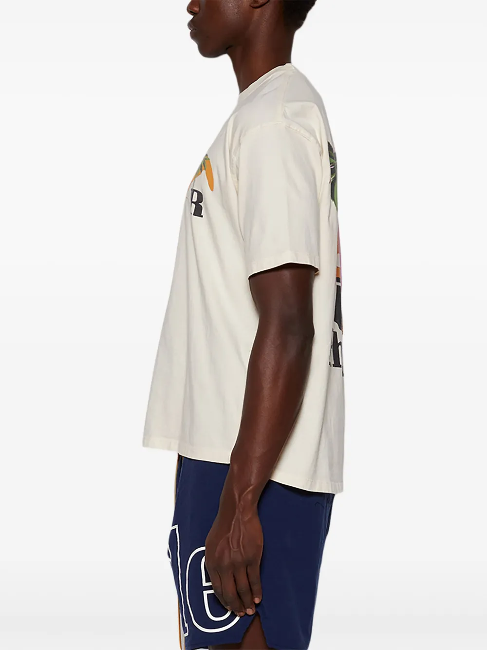 RHUDE Katoenen T-shirt Beige