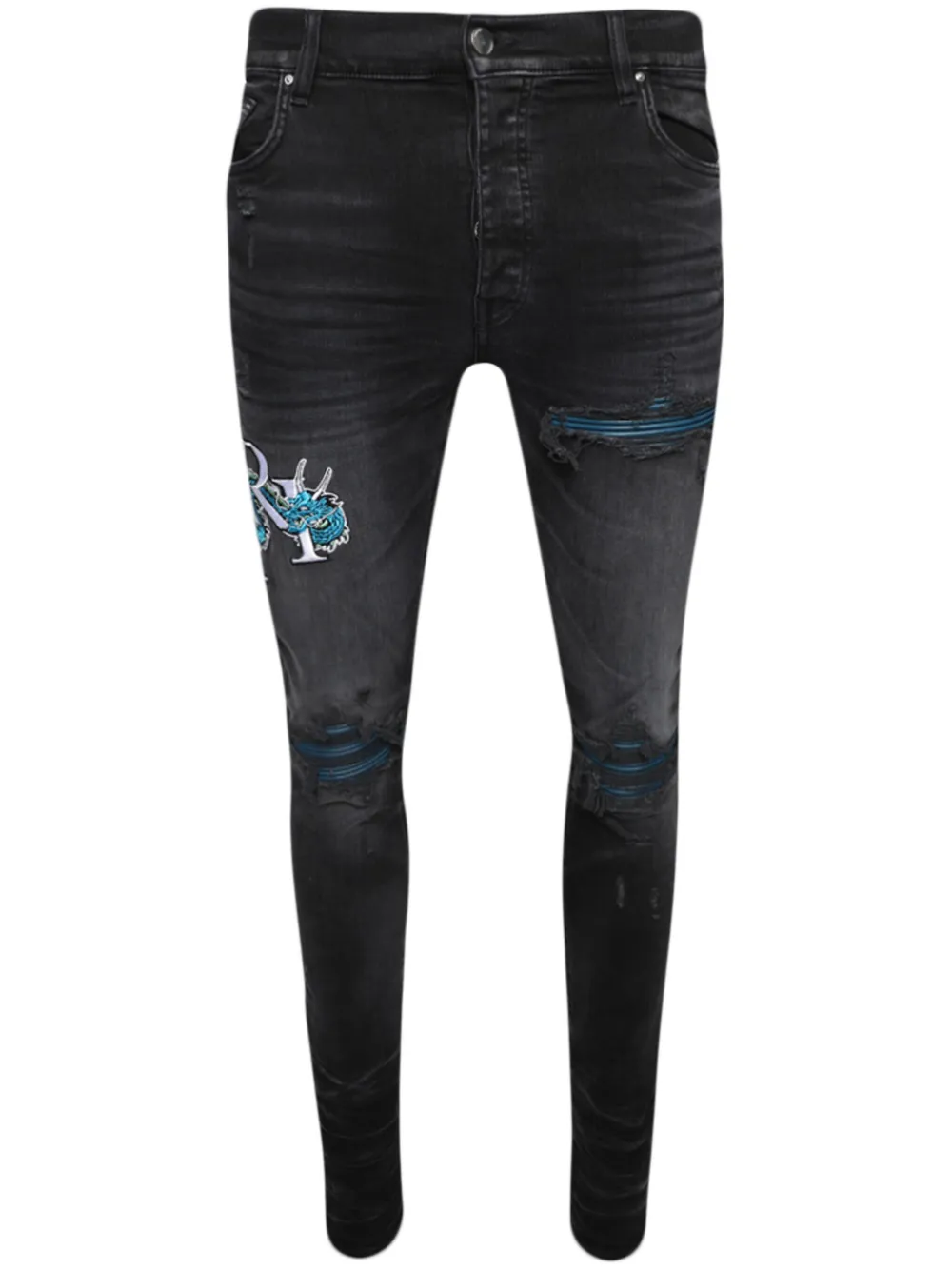 Amiri Mx1 Skinny Jeans In Black