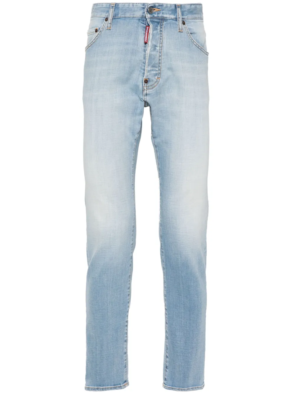 Shop Dsquared2 Cool Guy Mid-rise Slim-fit Jeans In Blue