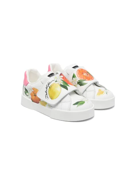 Dolce & Gabbana Kids Sneakers mit Früchte-Print