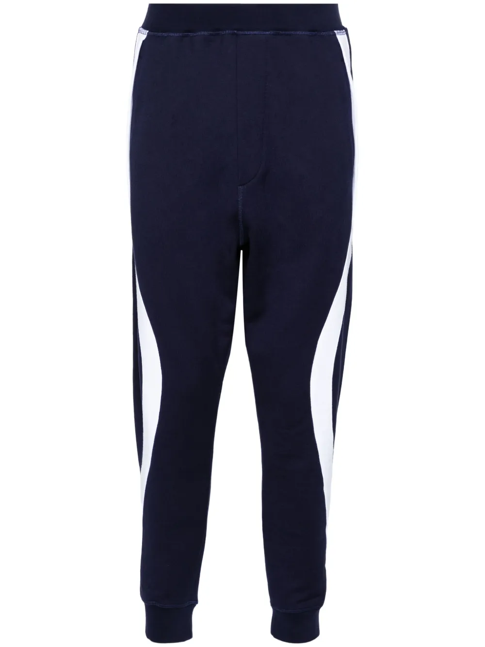 Dsquared2 Dean Contrasting-trim Track Trousers In Blue