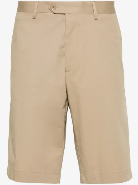 ETRO Pegaso-embroidery pressed-crease shorts