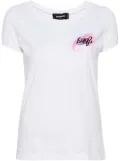 DSQUARED2 Scoop logo-print T-shirt - White