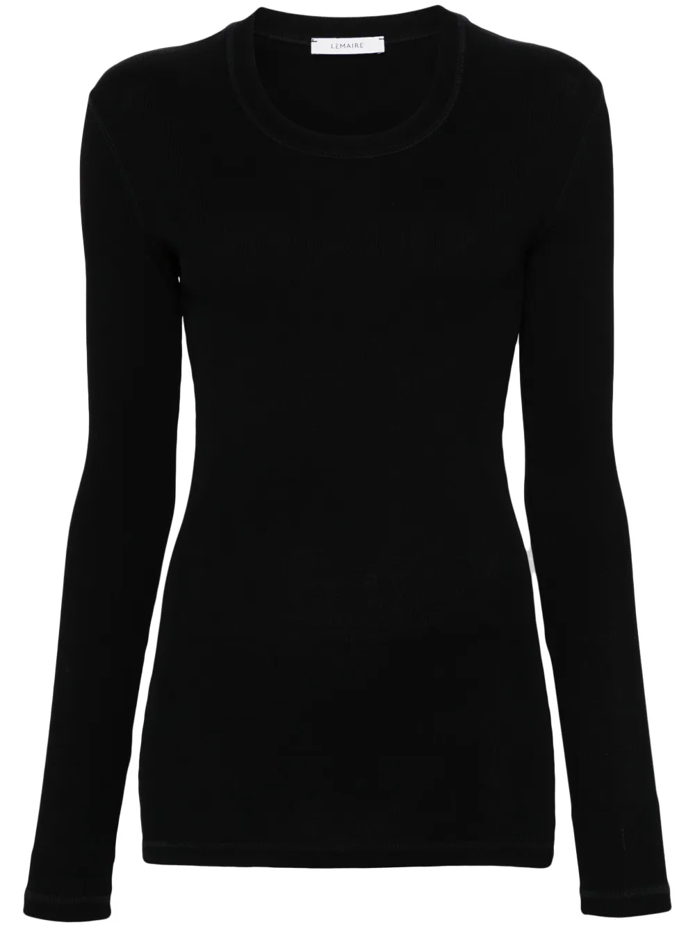 Lemaire Long-sleeve T-shirt In Black