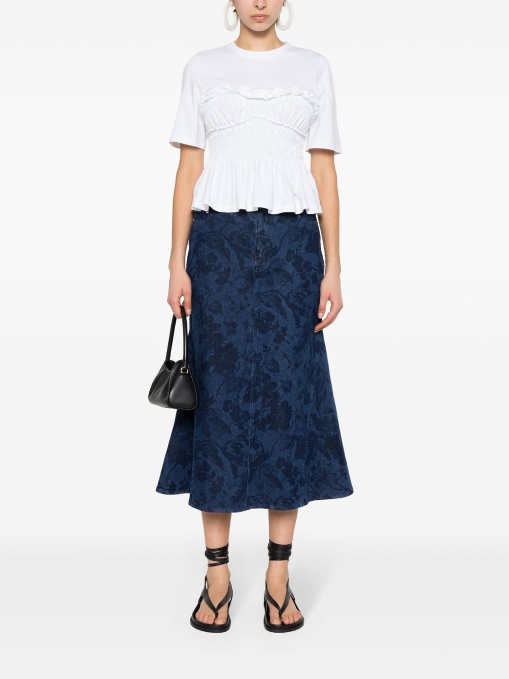 Erdem Denim rok - Blauw