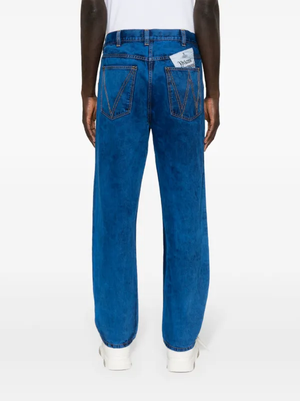 Vivienne Westwood Ranch straight-leg Jeans | Blue | FARFETCH Vivienne Westwood Ranch straight-leg Jeans | Blue | FARFETCH