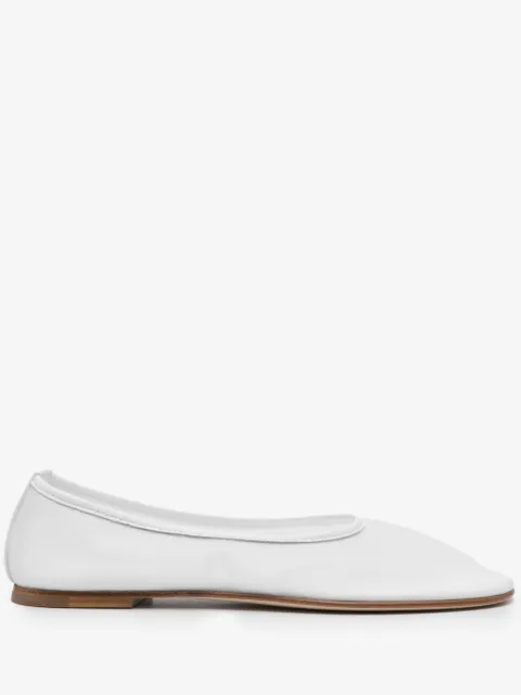 Dear Frances Balla white ballerina shoes