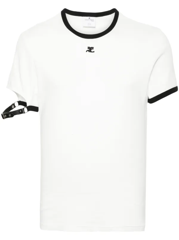 楽天市場】Courrèges/Courreges クレージュ ホワイトバックル T