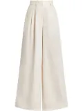 STAUD Sasha linen wide-leg trousers - Neutrals